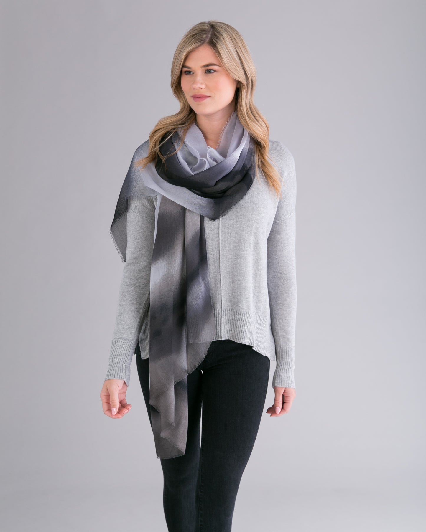 Desert Cloud Scarf Grey Combo