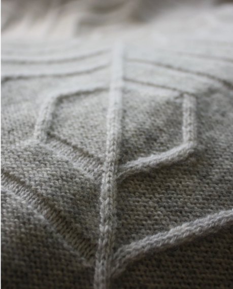 French Deco Knit Throw - 100% Cashmere