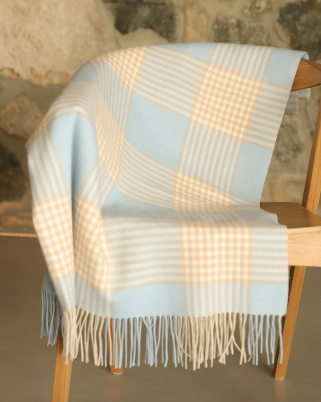 Cashmere Blend Glen Plaid Throw