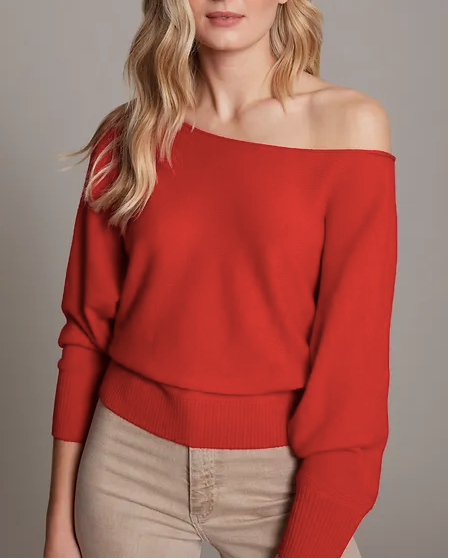 Vega Wide Neck Dolman Pullover