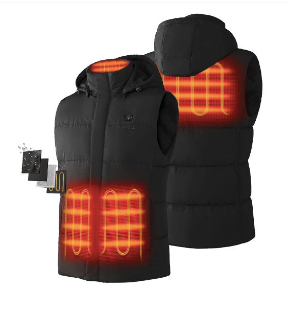 Ororo Men's Heated Down Vest