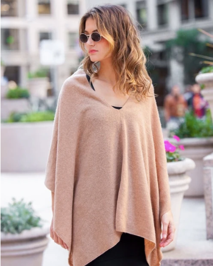 Signature Cashmere Poncho