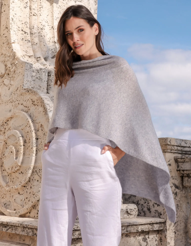 Signature Cashmere Poncho