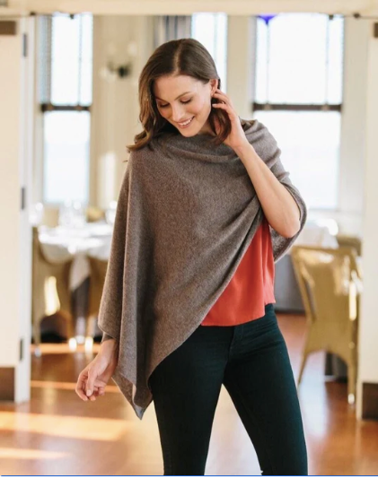 Signature Cashmere Poncho